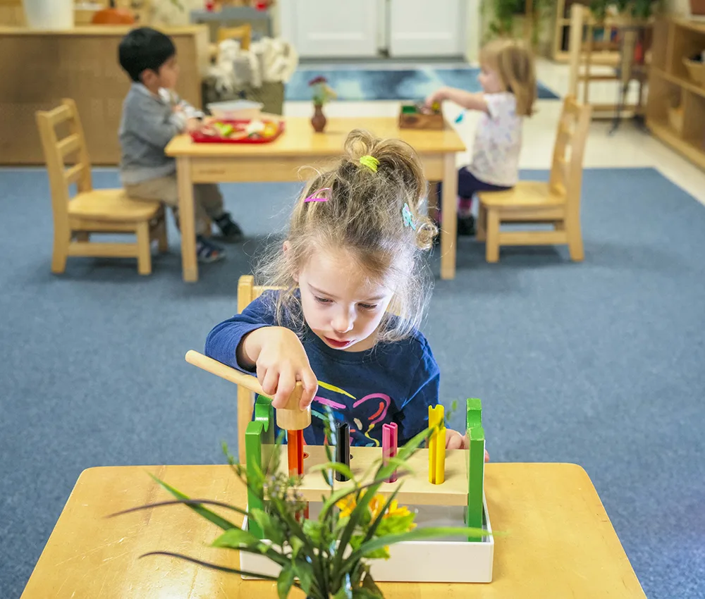 Photo of a child playing