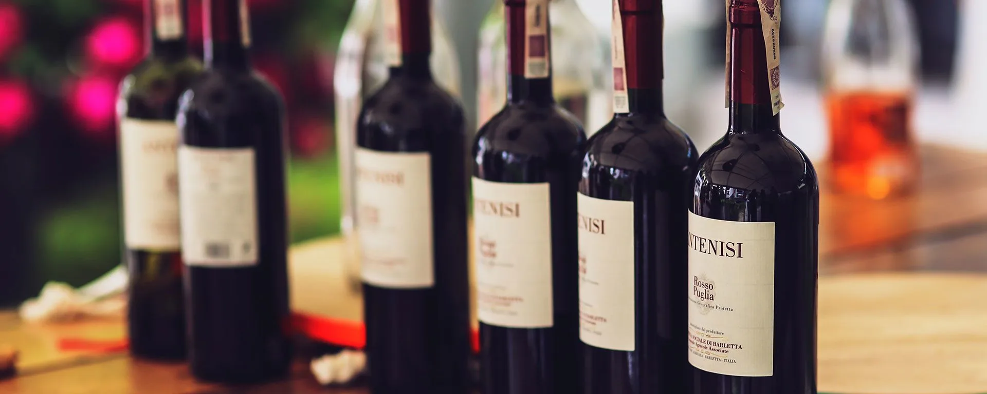 Photo of some wine bottles